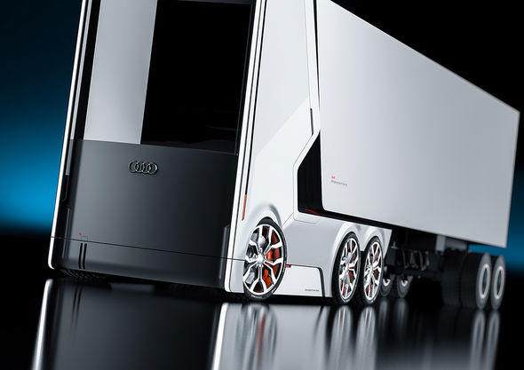 Дизайнеры из СНГ представили концепт робогрузовика для Audi