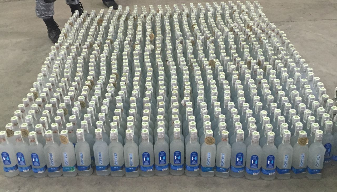 На границе с Румынией задержана контрабандная водка