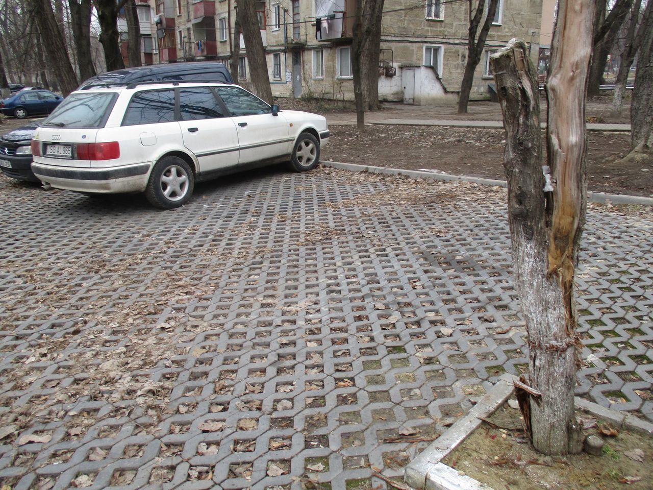 На Рышкановке демонтировали несанкционированные антипарковочные столбики