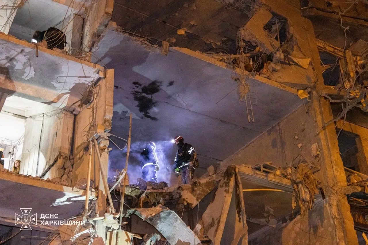 22 de persoane au fost rănite în urma atacului nocturn asupra Harkovului