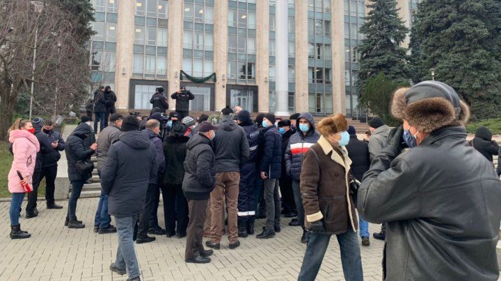 В центре Кишинёва протестуют фермеры
