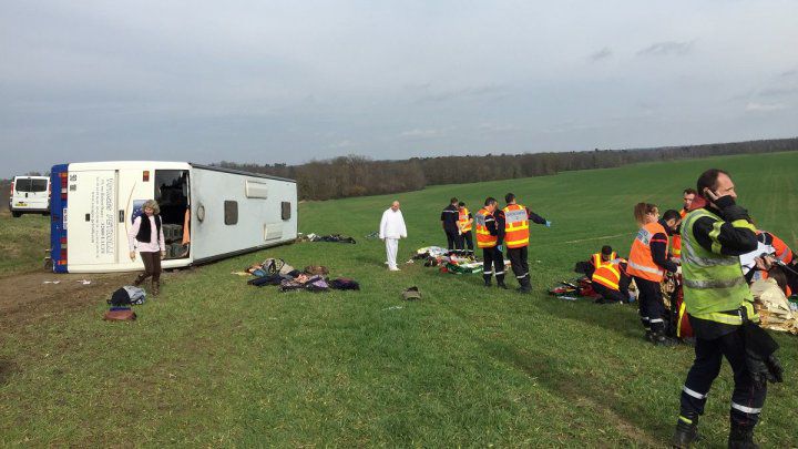 Grav accident în Franța. 27 de persoane au ajuns la spital