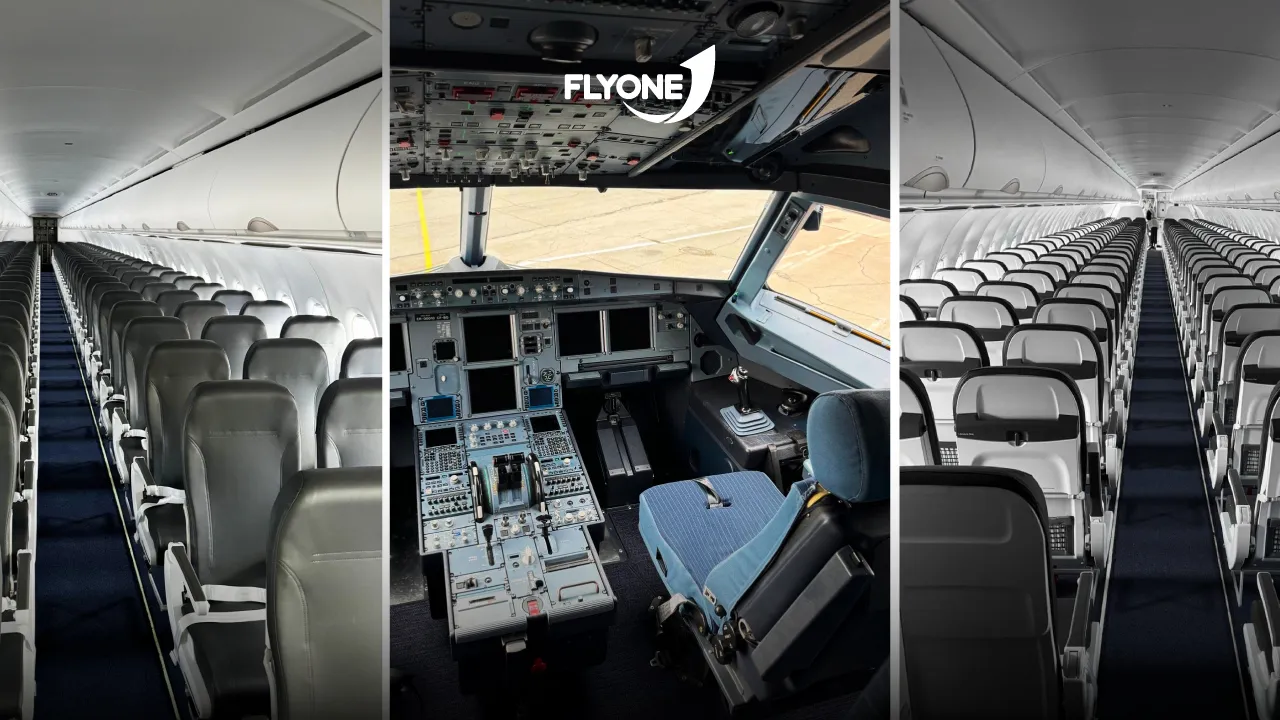 FlyOne увеличивает свой флот еще одним самолетом Airbus A320