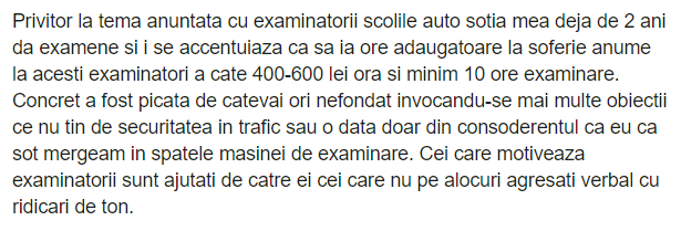 Ион Кику опубликовал серию жалоб, полученных от выпускников автошкол