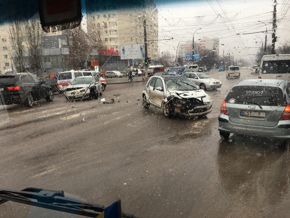 На бульваре Дачия и на Алба-Юлия произошли ДТП