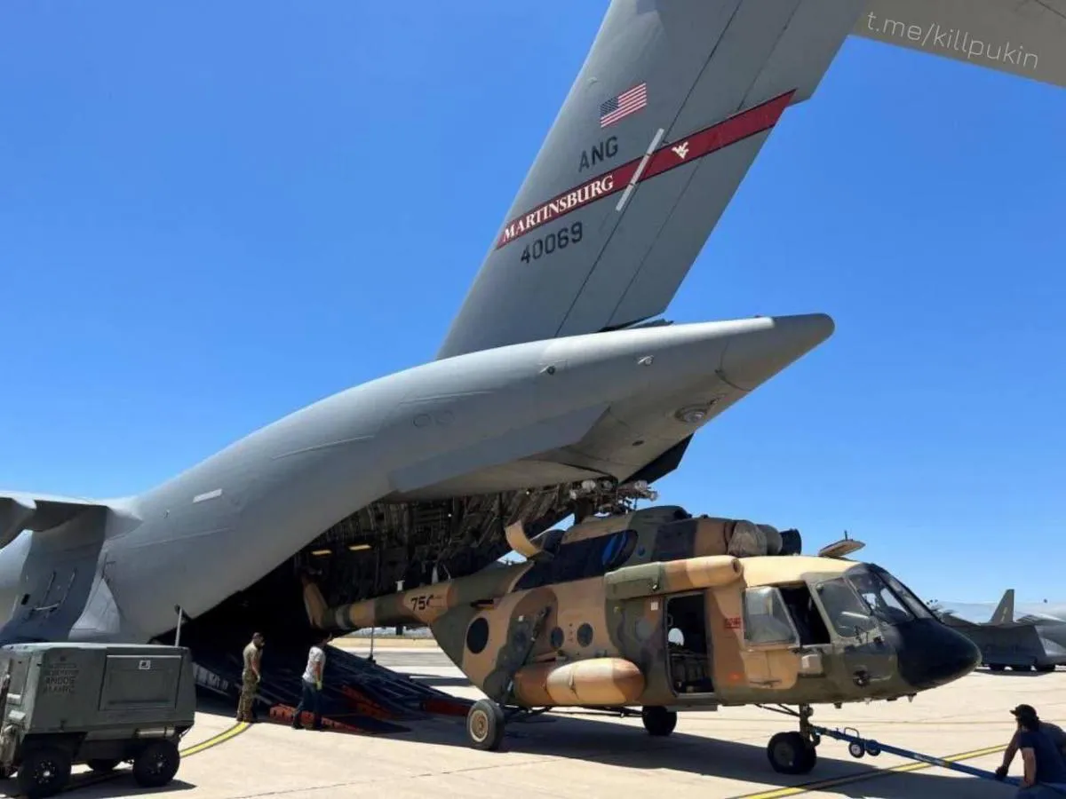 США отправляют в Украину вертолеты Ми-17