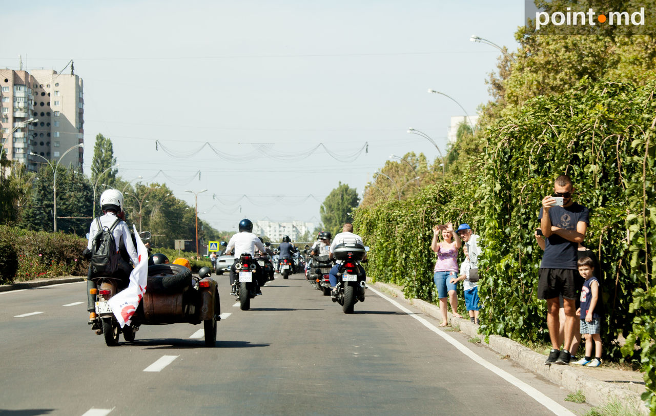 В Кишиневе прошел третий заезд Gentleman's Ride