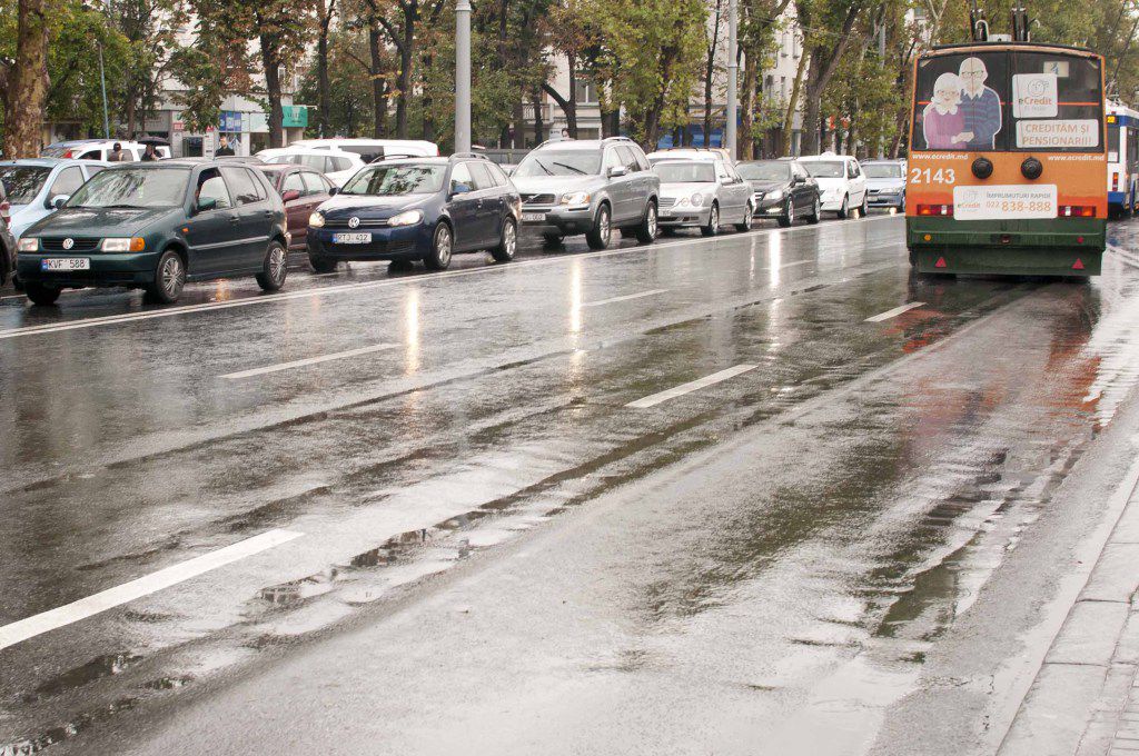 Bulevardul Ștefan cel Mare și Sfânt: Ce a scos la iveală ploaia
