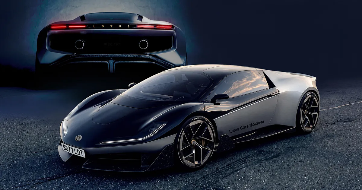 Lotus готовит Type 135: новый флагманский суперкар получит V6 и гибридный V8