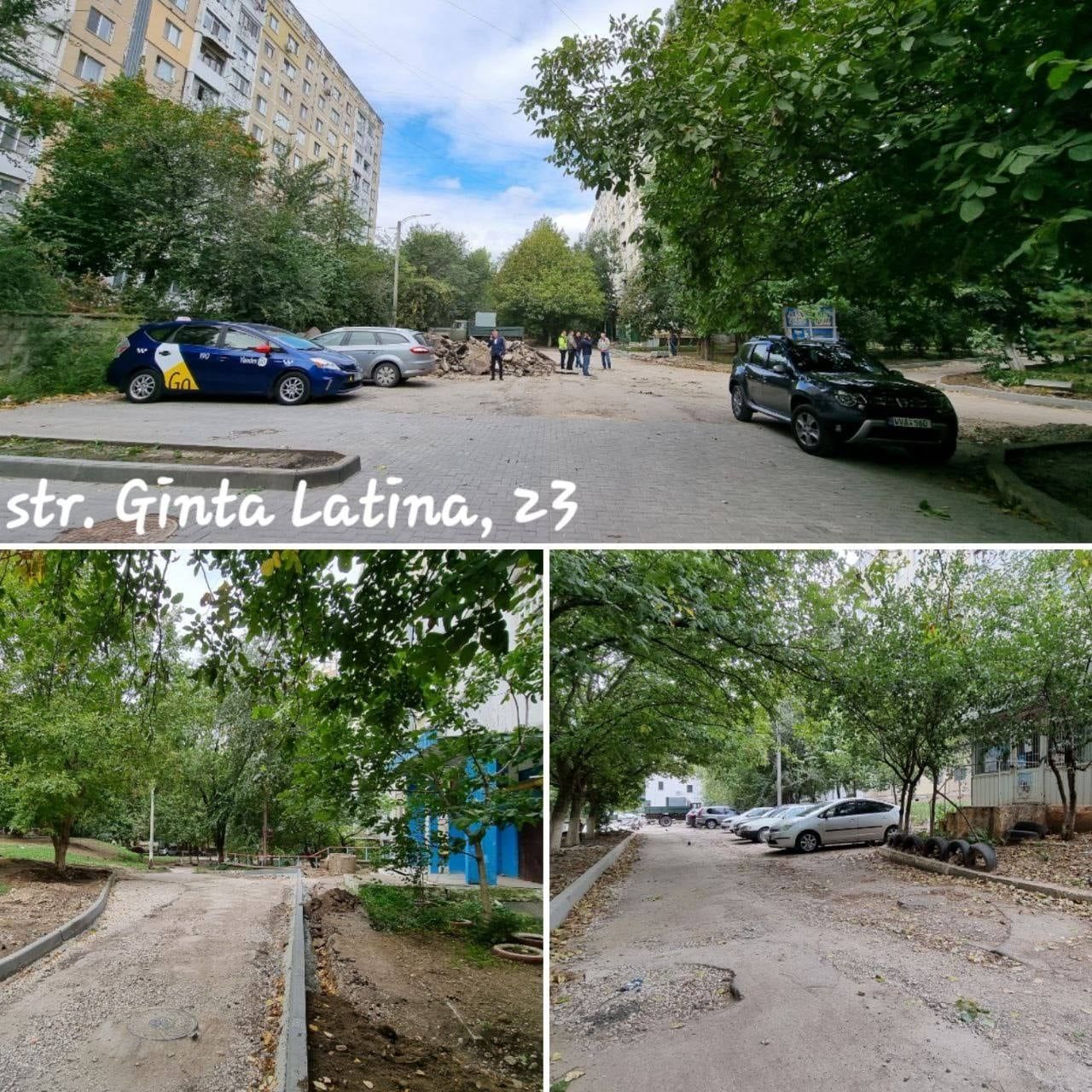 Полным ходом идёт ремонт дворов и территорий возле учебных заведений