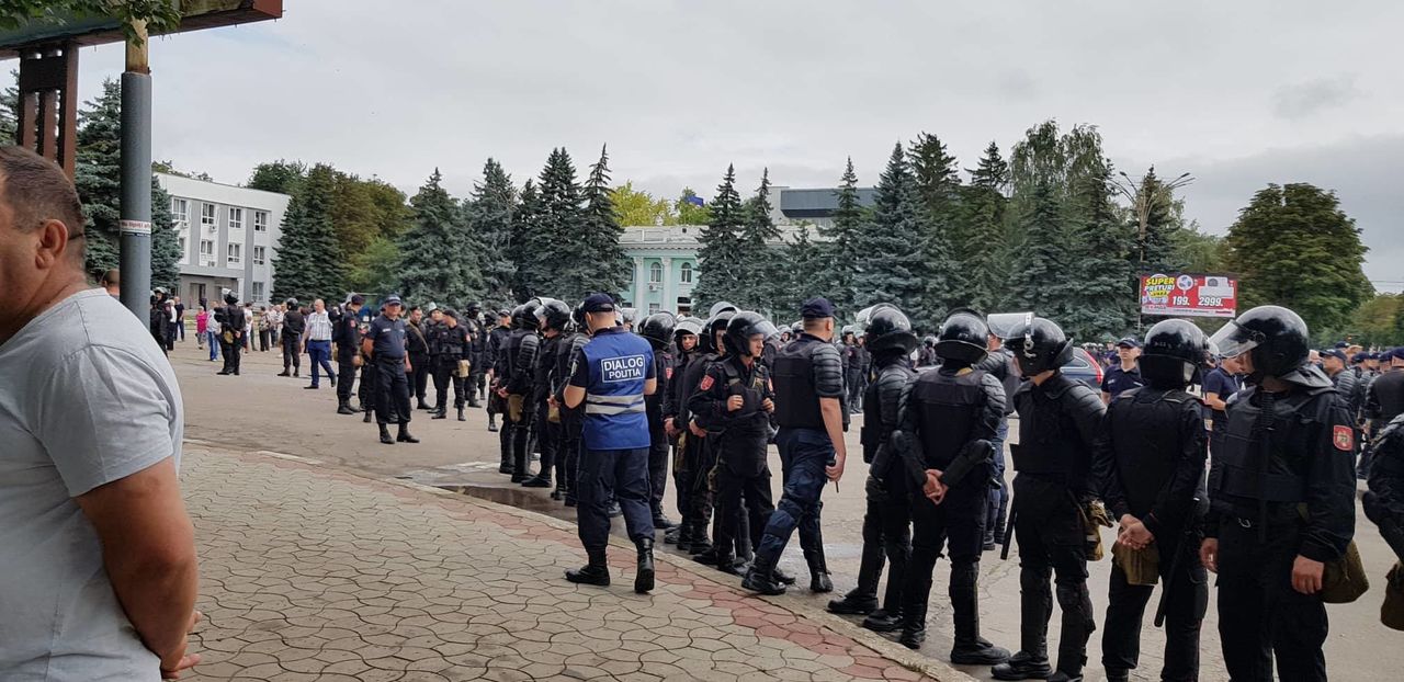 Движение национального сопротивления Acum провело акцию протеста в Унгенах