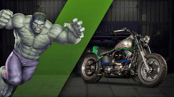 Harley-Davidson и Marvel представили супергеройские мотоциклы