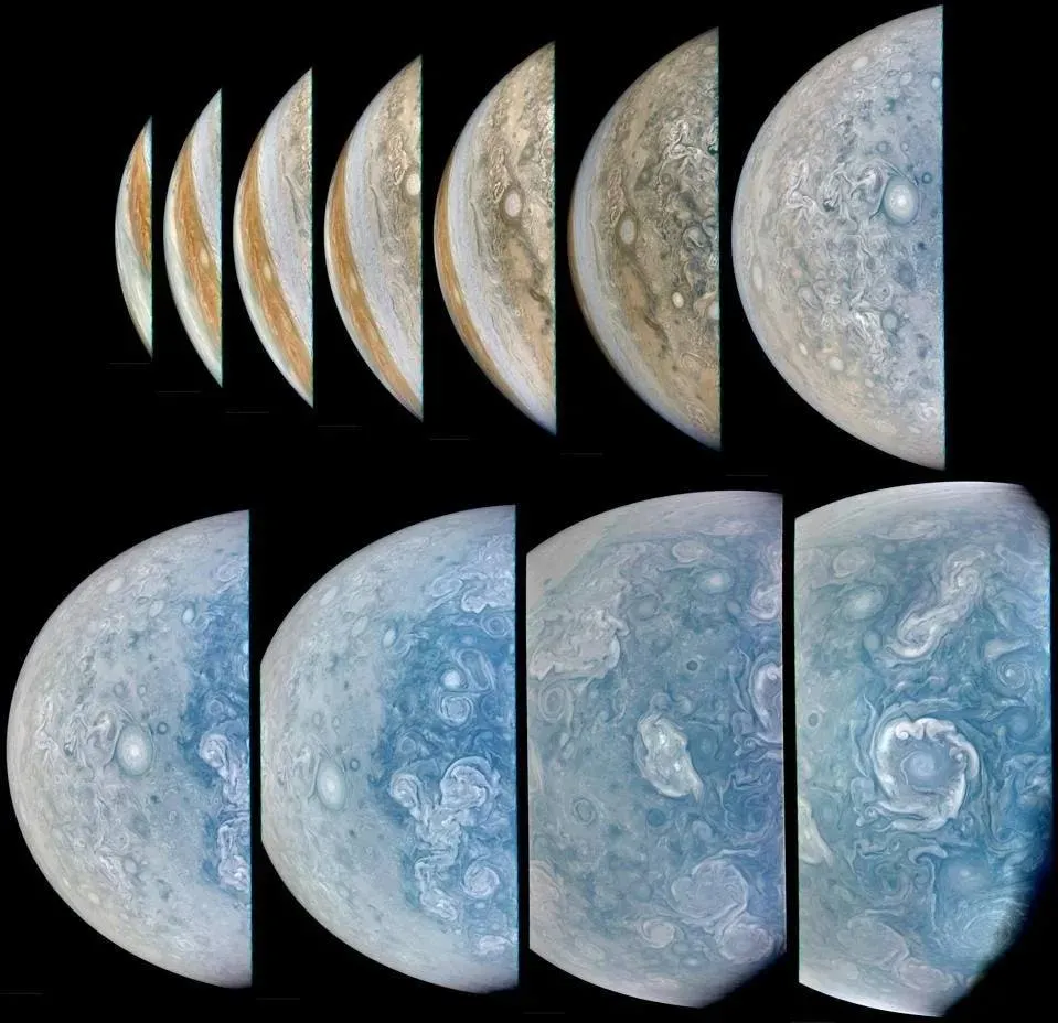NASA a publicat cele mai clare fotografii din istorie ale planetei Jupiter