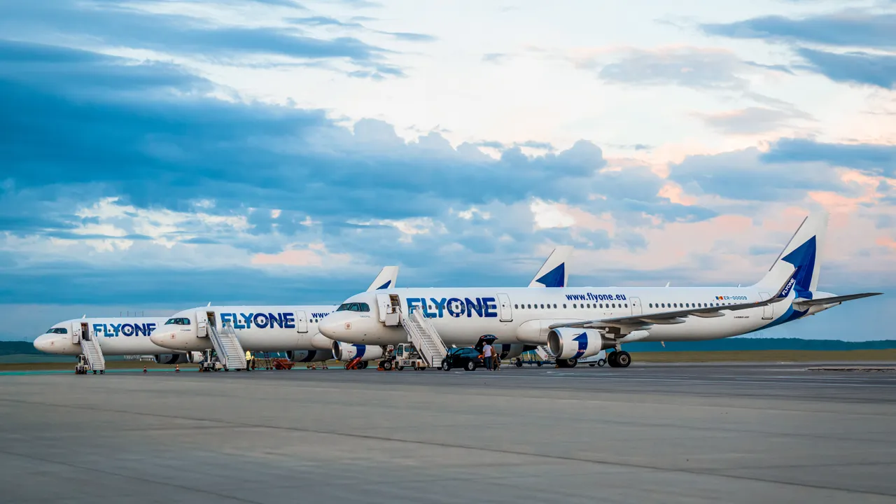 Значительное расширение флота FlyOne: Три самолета Airbus A321 присоединяются к компании