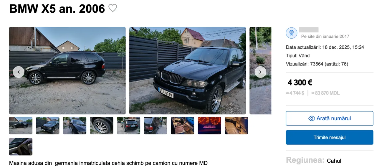 Ce au căutat moldovenii în 2025 pe 999: BMW, iPhone, Rolex și tractor