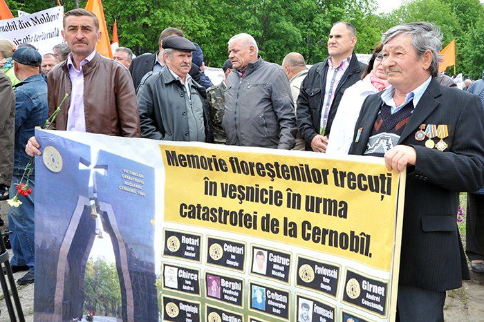 В Кишиневе почтили память жертв Чернобыльской катастрофы