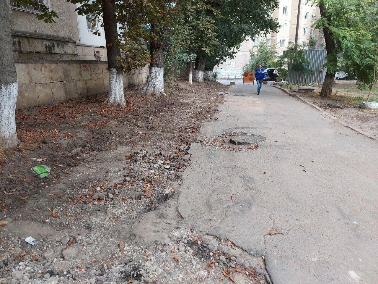 Продолжается ремонт дворов на Буюканах