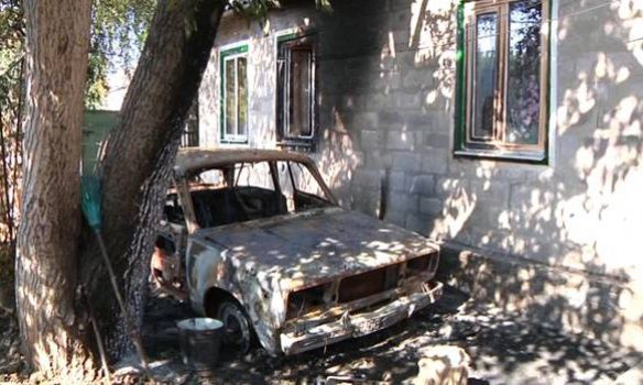 На Украине пьяный подорвал гранатой свой автомобиль