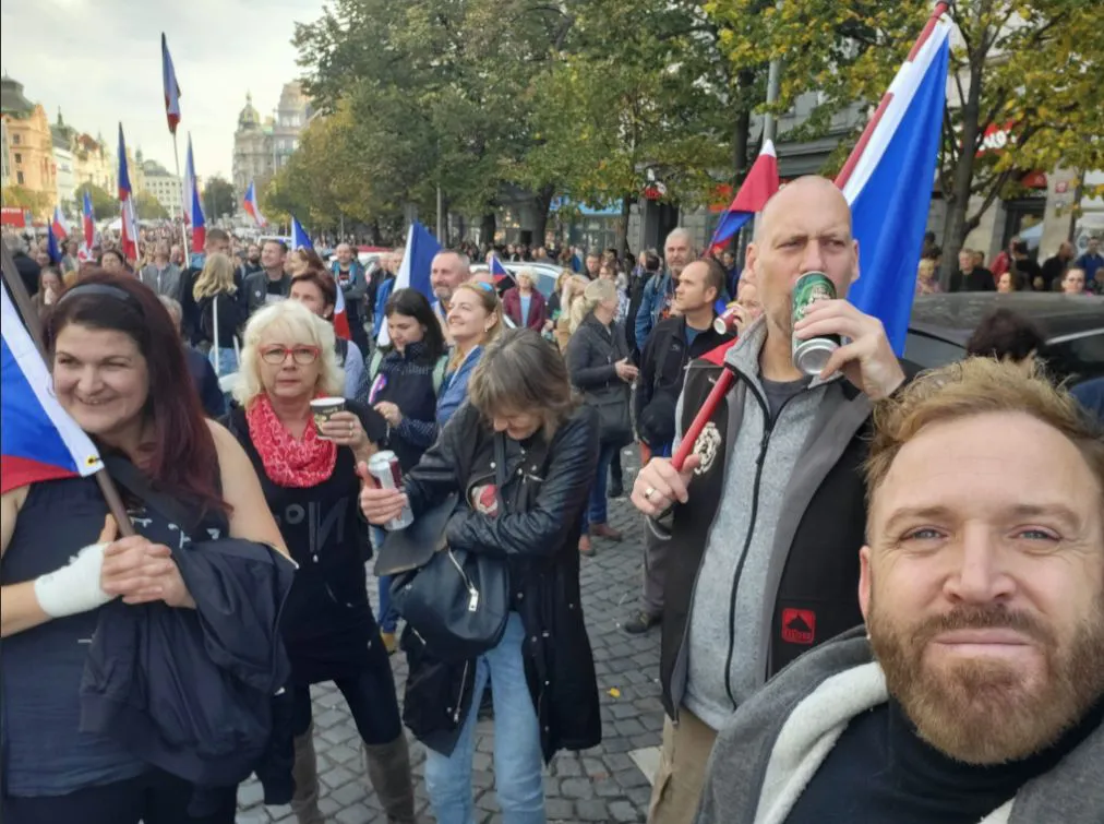 В Чехии прошли антиправительственные акции протеста
