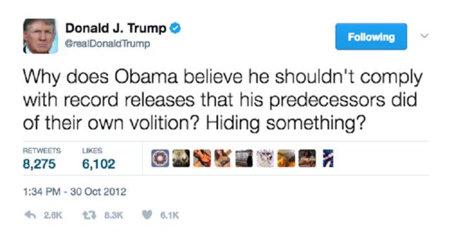 Определены 7 вредных привычек Обамы, которые есть и у Трампа
