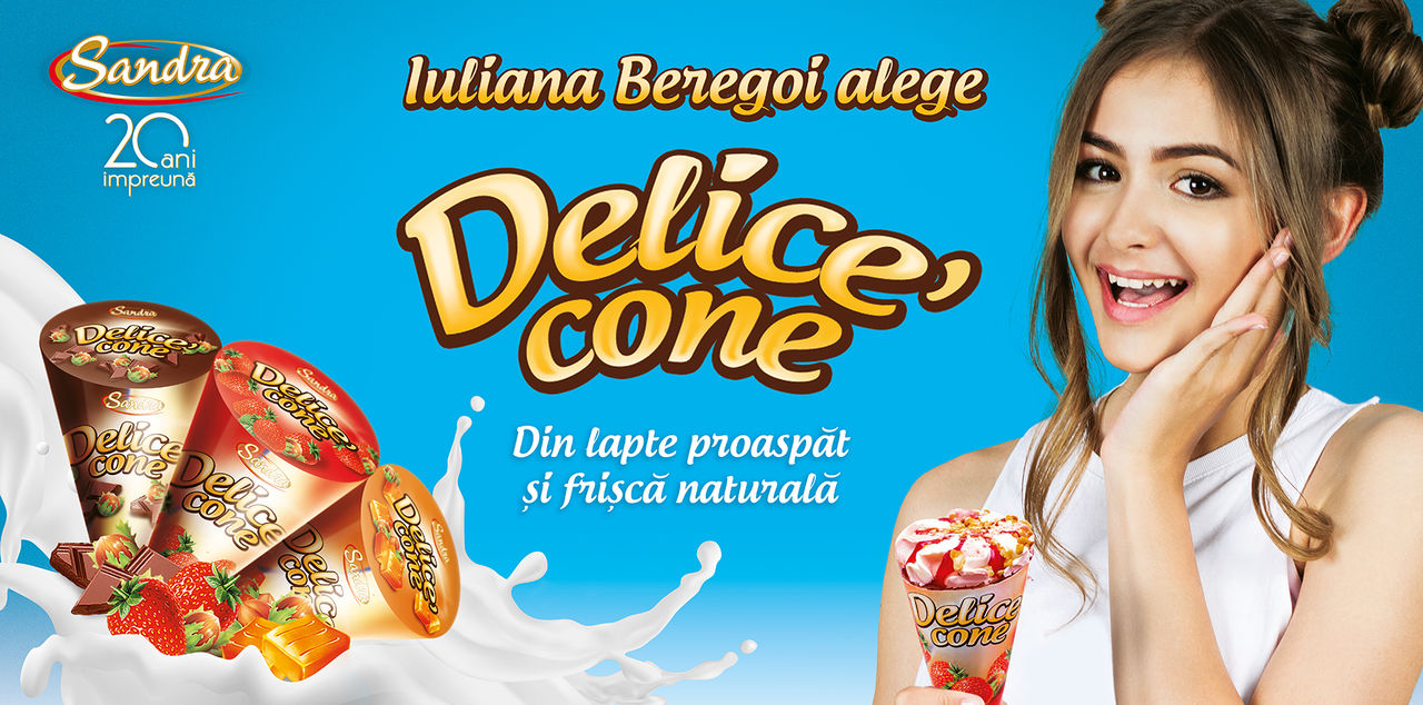 Sandra: Этим летом Юлиана Берегой выбирает Delice’ cone ®