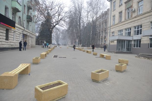 На реконструкцию сквера в центре столицы потрачено более 1 млн леев
