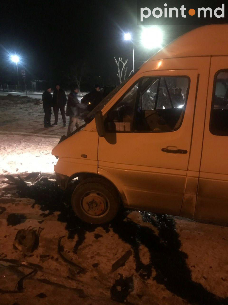 ДТП в Чореску: столкнулись КамАЗ и маршрутка