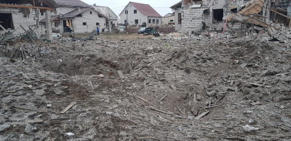 На Житомирщине после ракетного удара по двум городам разрушены 25 домов