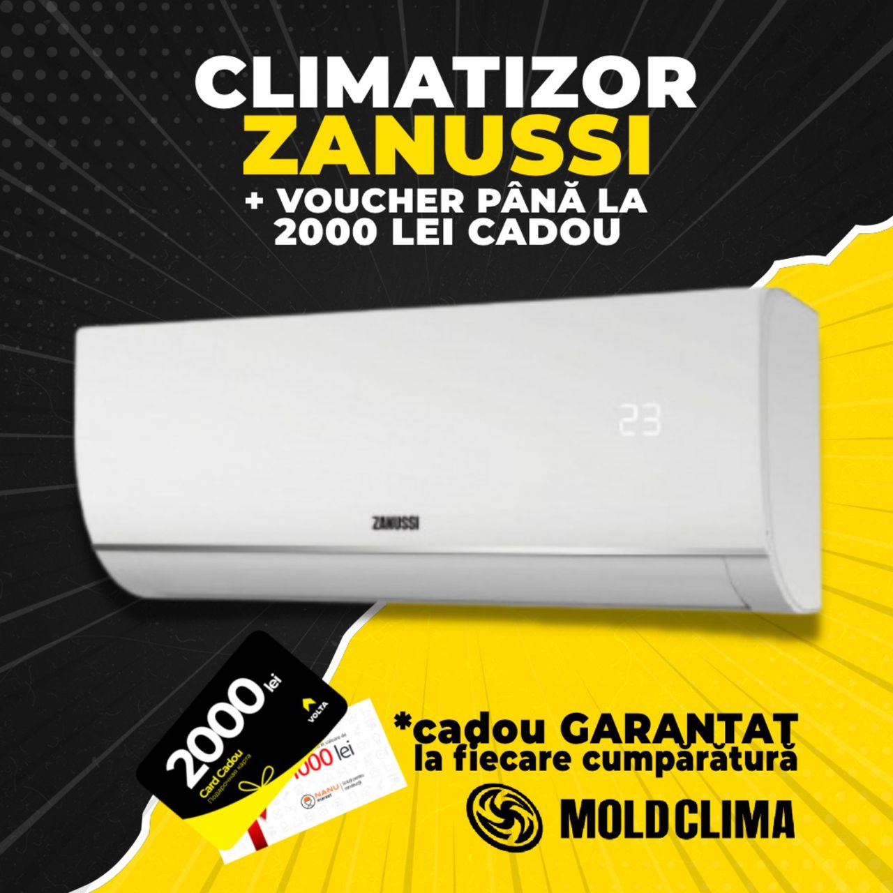 Zanussi: Горячие предложения от Moldclima к горячему сезону