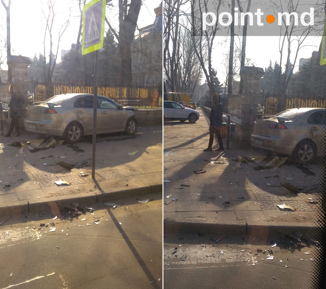 Водители пострадали при жестком столкновении автомобилей на перекрестке