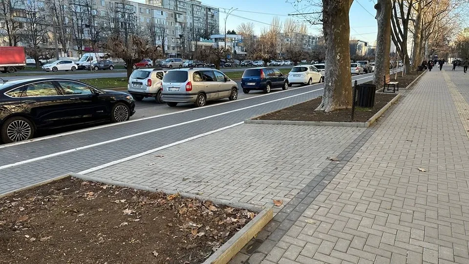 Одна из улиц Кишинева станет удобнее для пешеходов