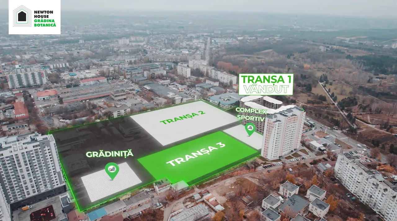 Старт продаж третьей очереди квартир в Newton House Grădina Botanică