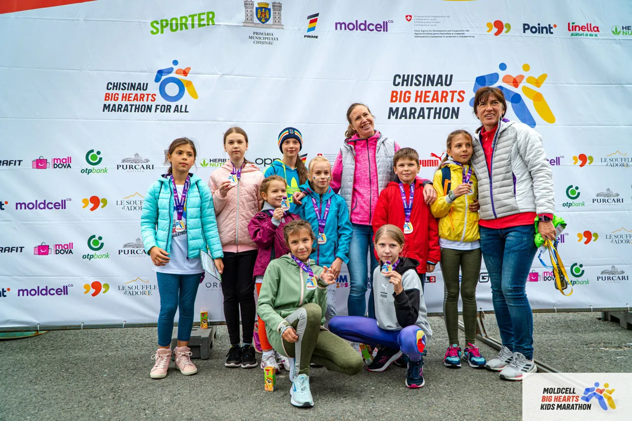 Moldcell Big Hearts Kids Marathon определил чемпионов