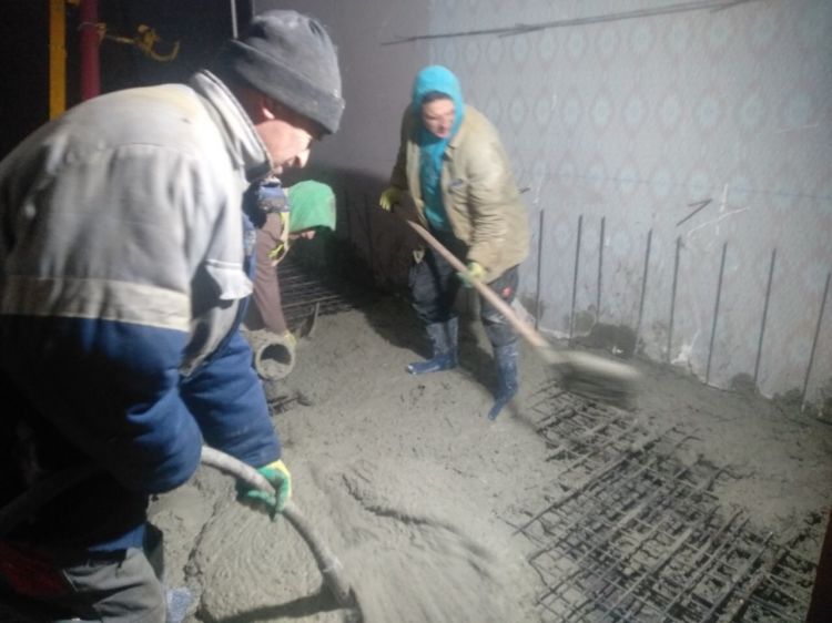 Завершена реконструкция четвёртого перекрытия в доме на Рышкановке