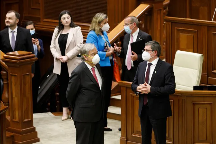 Спикер парламента Молдовы провел встречу с генеральным секретарем ООН