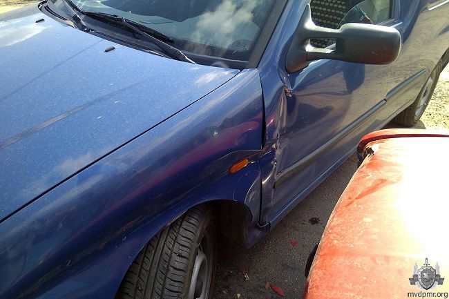 В двух авариях в Дубоссарах были помяты четыре автомобиля