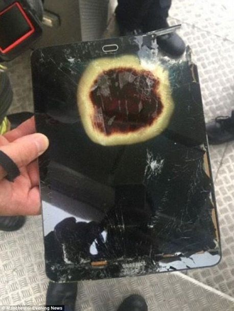 Планшет Samsung загорелся на борту самолета