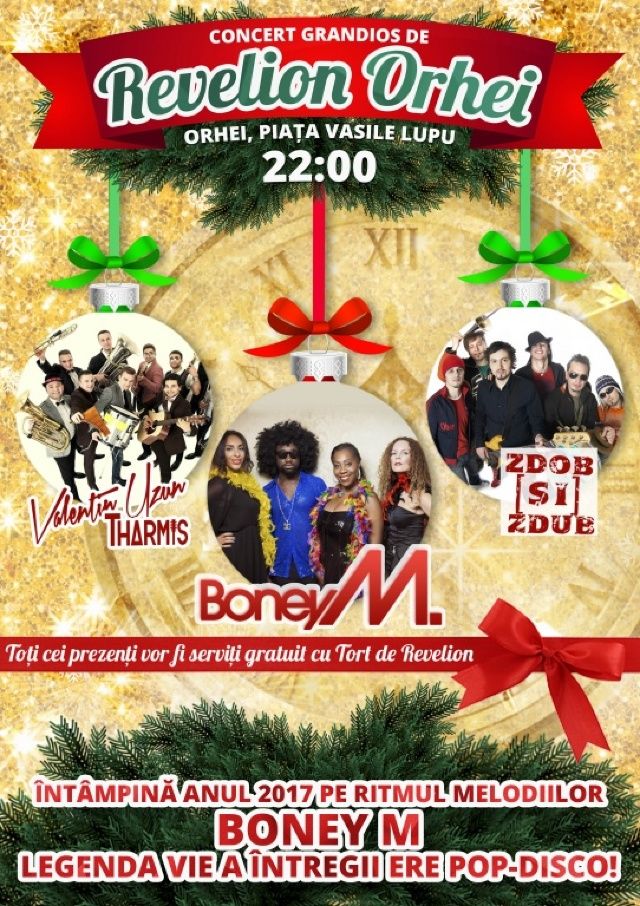 Celebrul grup Boney M va susține un concert la Orhei, în noaptea de Revelion