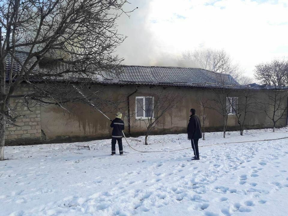 В Оргееве загорелась столовая одной из школ