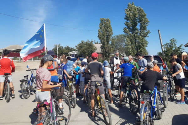 Молодежь из Джолтая провела велопробег