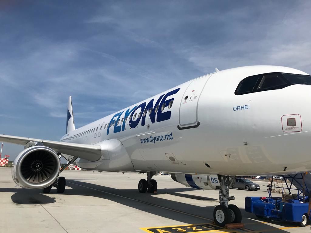 FlyOne продолжает пополнять свой авиапарк и становится крупнейшим оператором Airbus в Молдове ®