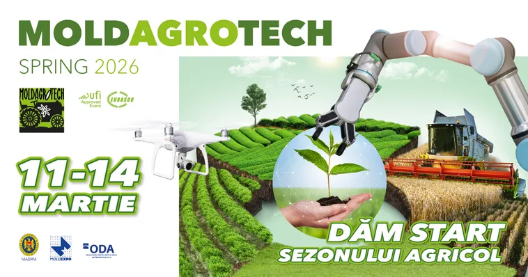 Moldexpo: Открываем аграрный сезон 2026 на выставке Moldagrotech Spring