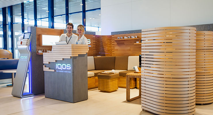 В Международном аэропорту Кишинёва открылась IQOS Lounge Zone ®