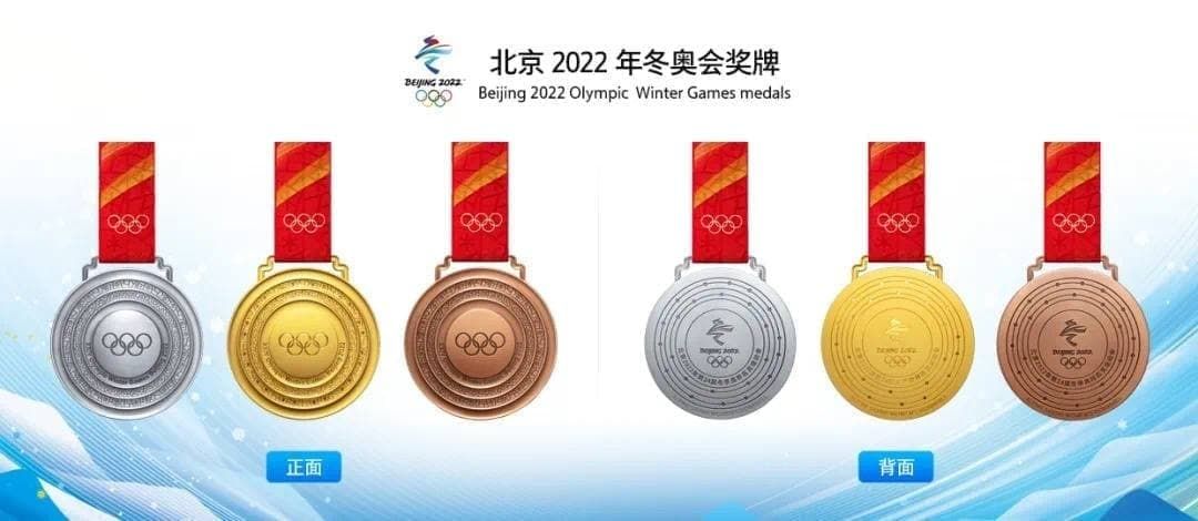 Китай показал медали зимней Олимпиады - 2022