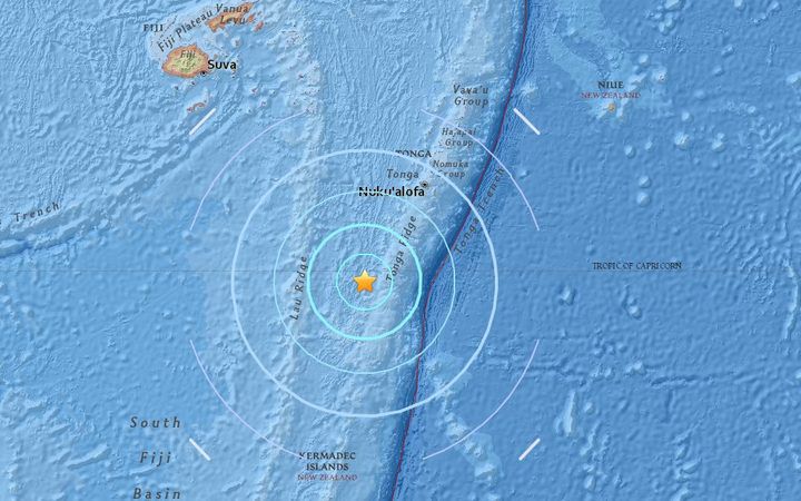 У островов Фиджи произошло мощное землетрясение