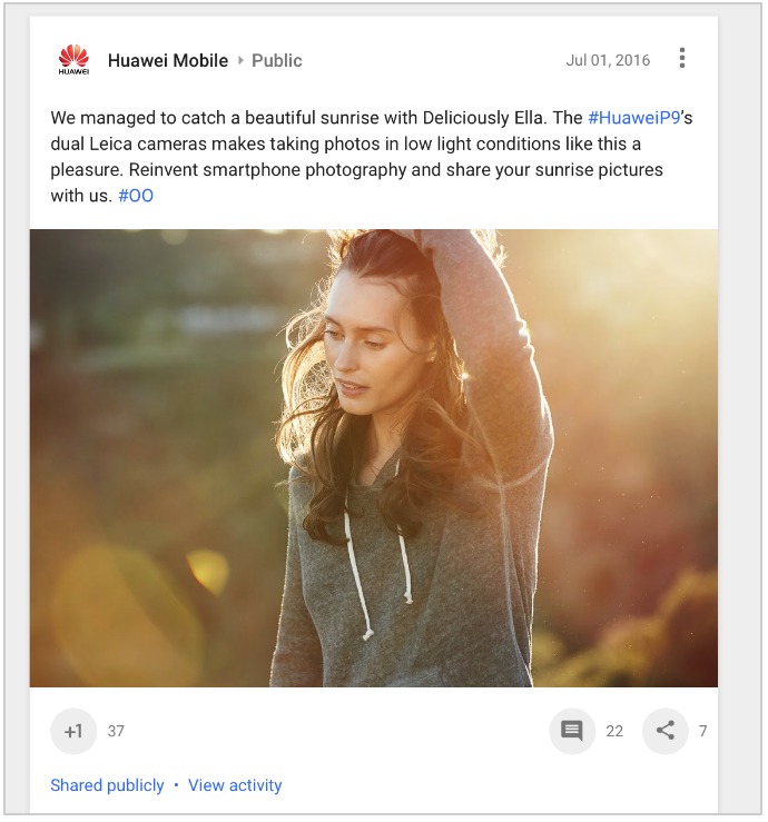 Huawei выдала снимки с Canon за фотографии с нового смартфона ради рекламы