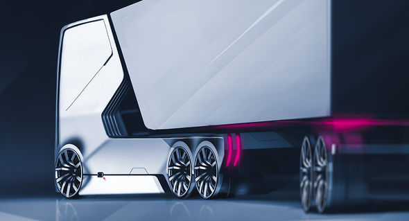 Дизайнеры из СНГ представили концепт робогрузовика для Audi
