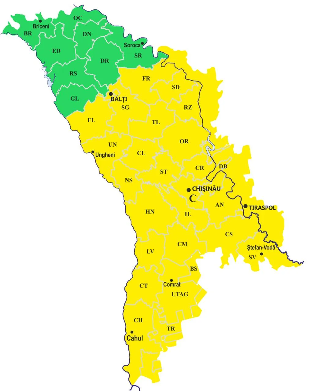 Avertizare sub formă de Cod Galben de pericole de incendii, emisă în Moldova