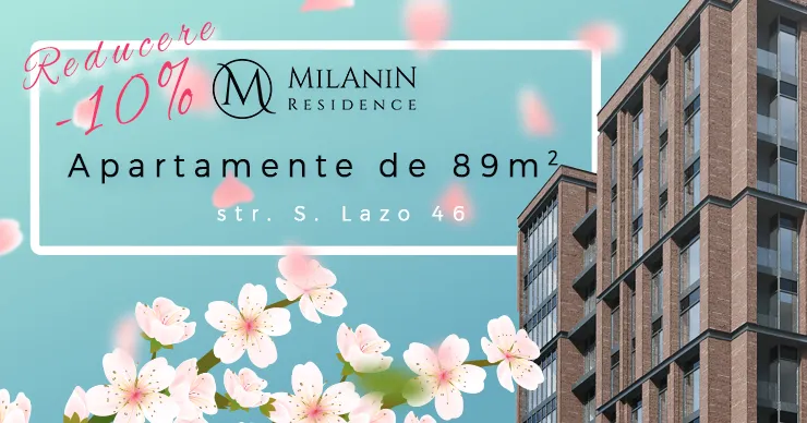 Milanin С. Лазо: Весенние скидки -10% на квартиры 89м2