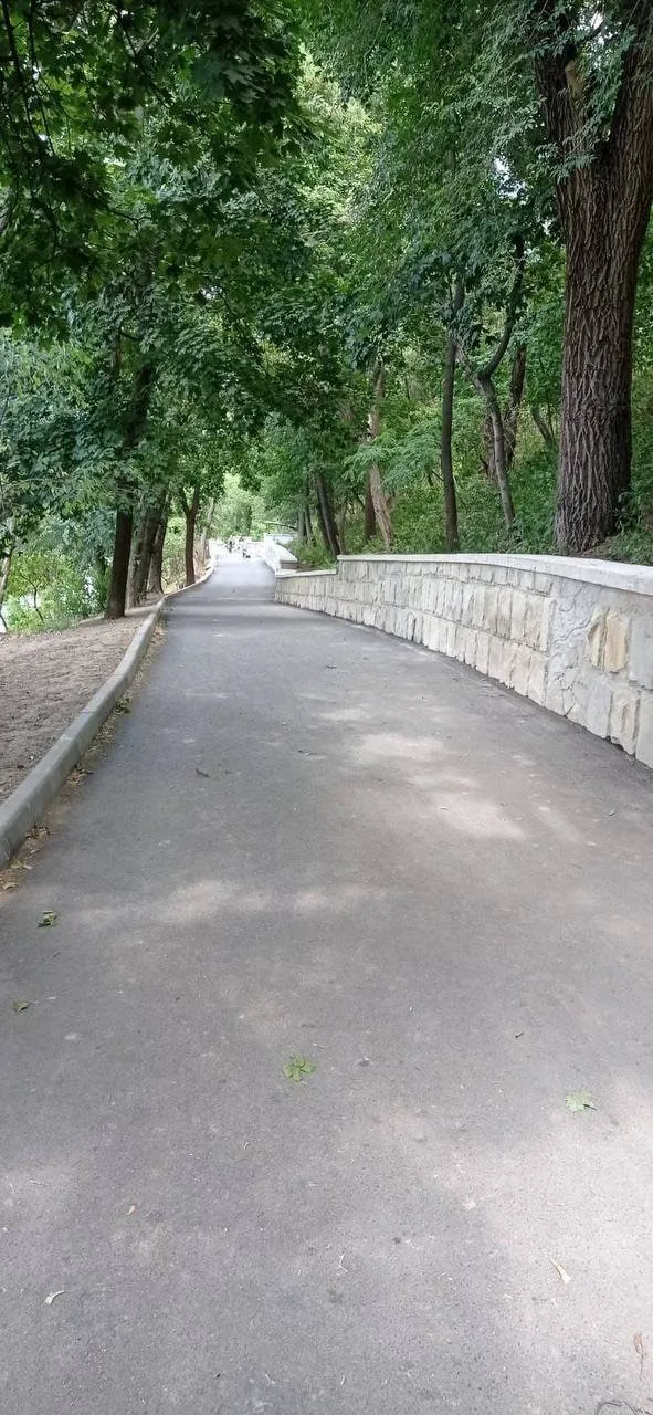 Ремонтируется вход в парк “Долина роз” с улицы Мелестиу